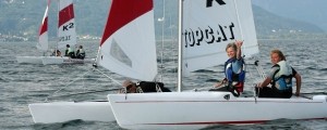 Kat segeln am Comersee